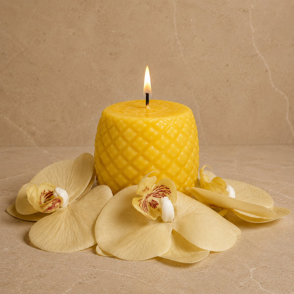 Palm Candle — Golden Bloom