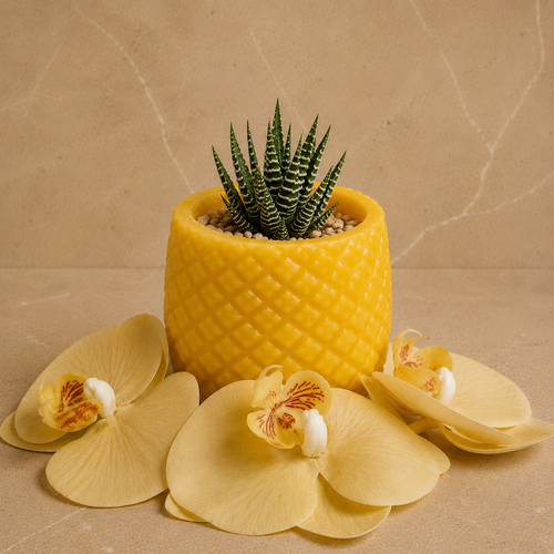 Palm Candle — Golden Bloom