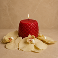 Crimsona Palm Candle