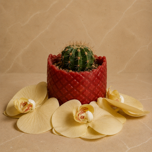 Crimsona Palm Candle